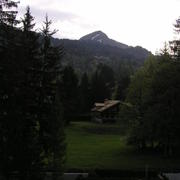 0019 Les Diablerets - Vaudské Alpy, výhled z hotelu.JPG