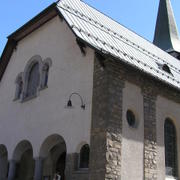 0283 Zermatt - kostel St. Mauritius (sv. Mořice).JPG