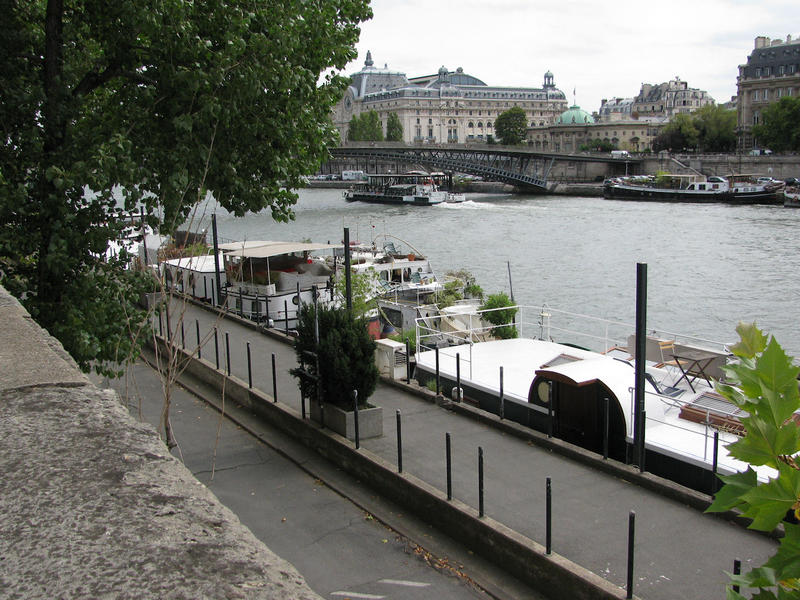 Hausboty a muzeum d´Orsay