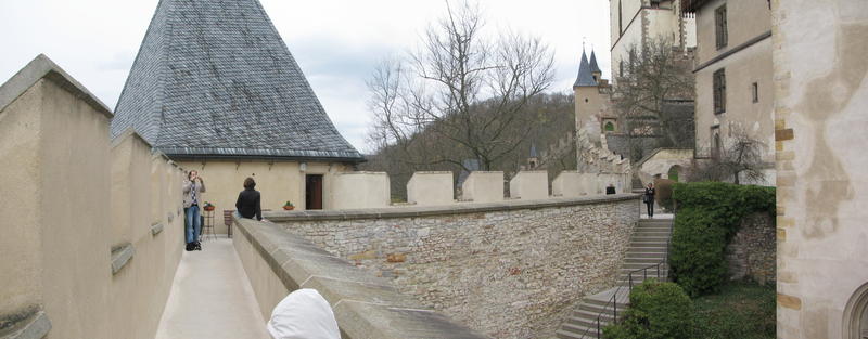 Pohled na hrad od Císařského paláce