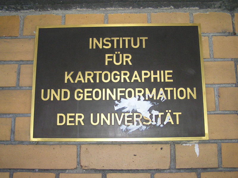 092 Bonn - Institut f_r Kartographie und Geoinformation der Universit_t _univerzitn_ Institut pro kartografii a geoinformatiku__